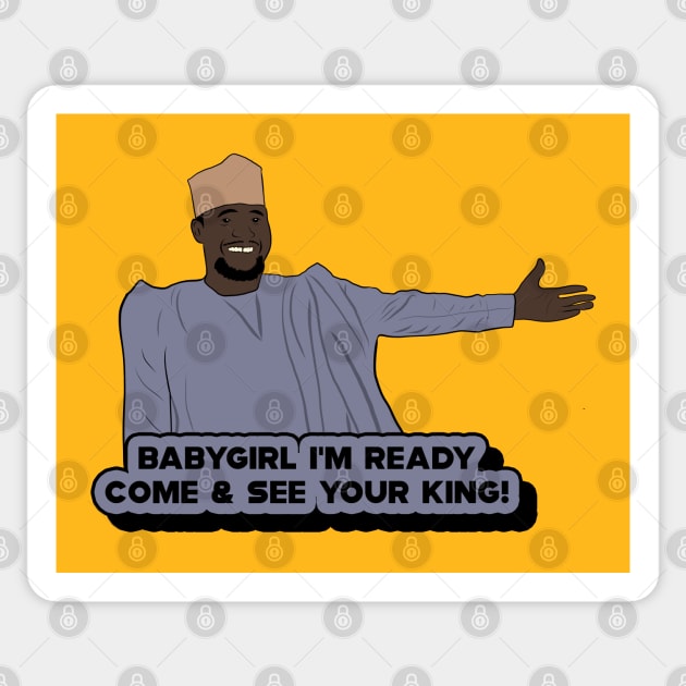 Usman 90 Day Fiance Come and See Your King Sticker by Hevding